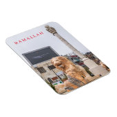 Ramallah Al-Manara Square uitzicht koelkastmagneet Magneet (Rechterzijde)