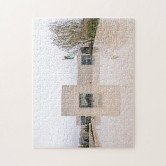 Ramallah Arafat Mausolée vue puzzle (Vertical)