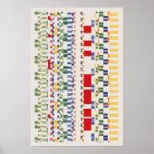 Ramanujan numbers Pattern  Poster (Voorkant)