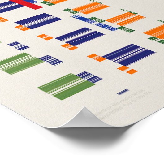 Ramanujan Numbers Pattern  Poster (Hoek)