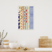 Ramanujan-nummers Patroon Poster (Keuken)