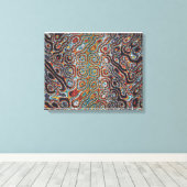 Ramanujan Theta Flow Field  Canvas Afdruk (Insitu (Houten vloer))