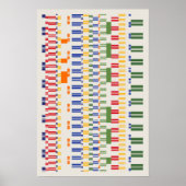 Ramanujannumbers Pattern Poster (Voorkant)