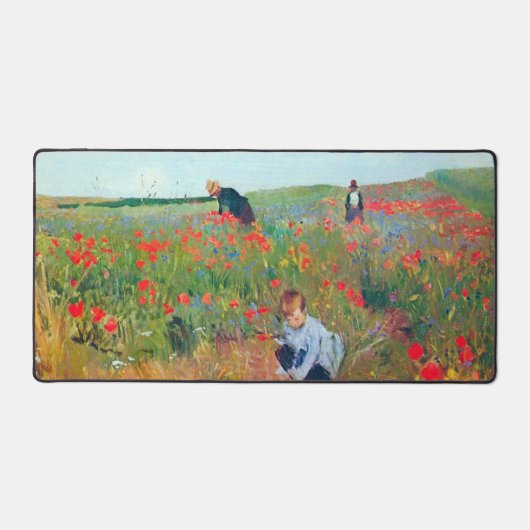 Ramasser les fleurs dans un champ, Mary Cassatt (Recto)