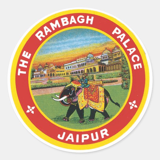 Rambagh Palace, Jaipur Label (Voorkant)