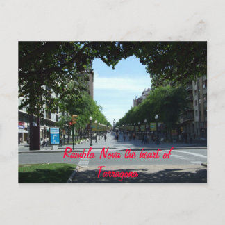 Rambla Nova het hart van Tarr... Briefkaart
