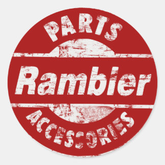 RAMBLERONDERDELEN VERWIJDERD RONDE STICKER