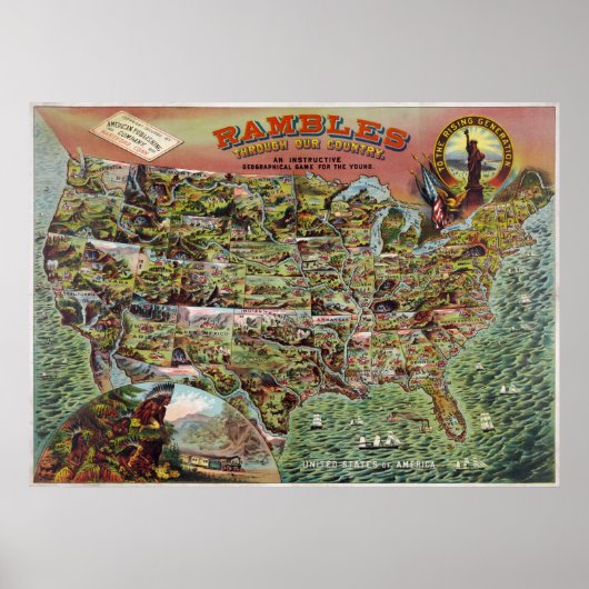 Rambles door ons land poster (Voorkant)