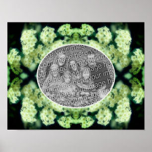 Rambling Wild White Roses Creëer Uw eigen foto Poster