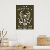 Rambo Baker Team Poster (Keuken)