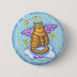 rambo kat engel speld ronde button 5,7 cm