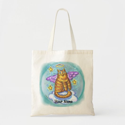 Rambo Kitty Cat Engel  boodschappentas Tote Bag (Voorkant)