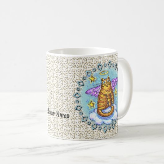 Ramboe Kitty Chat Angel mug (Devant droit)
