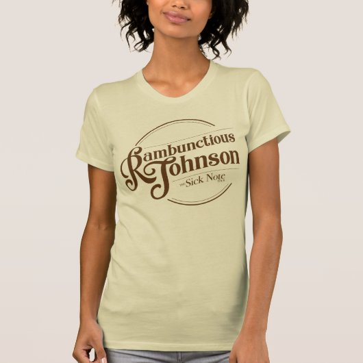 Rambunctieuze Johnson Sick Note Tour TShirt (Voorkant)