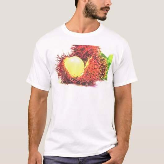 'Rambutan Fruit'. Bestel nu T-shirt (Voorkant)
