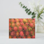 Rambutan Tropical Fruit Briefkaart (Staand voorkant)