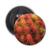 Rambutan Tropical Fruit Button Flesopener (Voorkant)