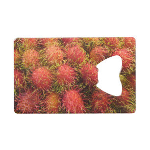 Rambutan Tropical Fruit Kredietkaart Flessenopener