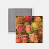 Rambutanfruit op Can Duoc-markt Magneet (Voorkant / Achterkant)