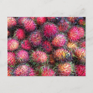 Rambutans fotokaart briefkaart
