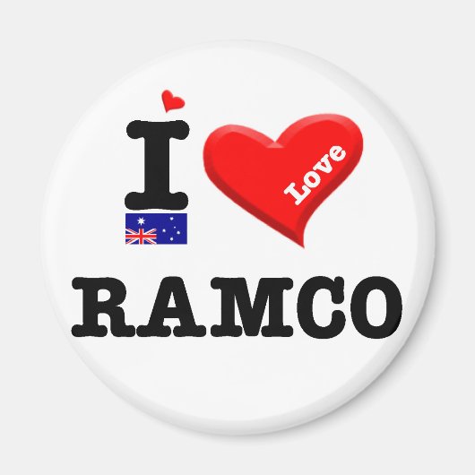 RAMCO - I Love Magneet (Voorkant)