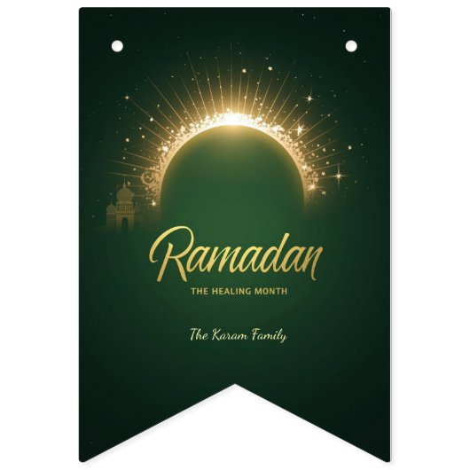 Ramdan Kareem Holiday  Card Vlaggetjes (Eerste vlag)