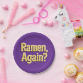 Ramen, alweer? papieren bordje (Feest)