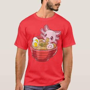 Ramen Aolotl Kawaii Anime Japanse voedselcadeaus T-shirt