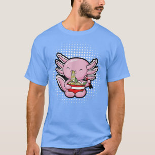 Ramen Axolotl Cute Anime kawaii Axolotl T-shirt