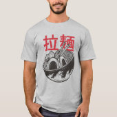 Ramen Bowl Japans voedsel T-shirt (Voorkant)