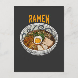 Ramen Bowl Noodle Asian Food Lover Briefkaart