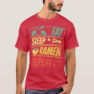 Ramen Bubble Tea Noodles Japanese Anime Asian Love T-shirt