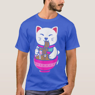 Ramen Cat Anime Neko Gift Kawaii 1175 T-shirt