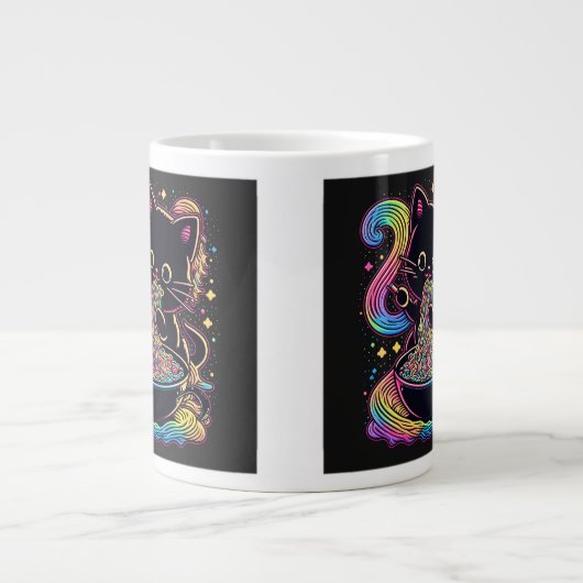 Ramen Cat Jumbo Mug (Devant)