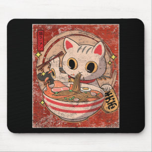 Ramen Cat Kawaii Anime Japanse voedselcadeaus Te Muismat