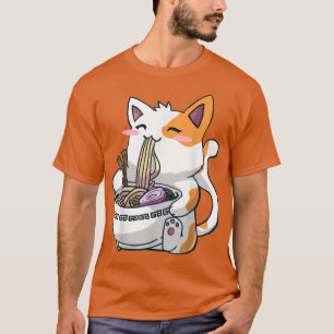 Ramen Cat Kawaii Anime Otaku T-shirt