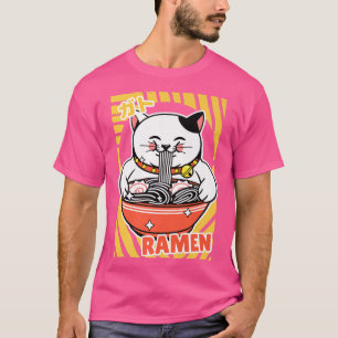 Ramen Cat Kawaii Japans Anime Lover 146 T-shirt