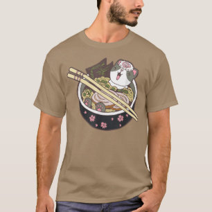 Ramen Cat Kawaii Neko Japanse Noodles Anime T-shirt