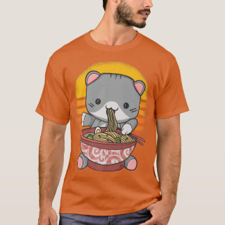 Ramen Cat Lover Kawaii Anime 1477 T-shirt