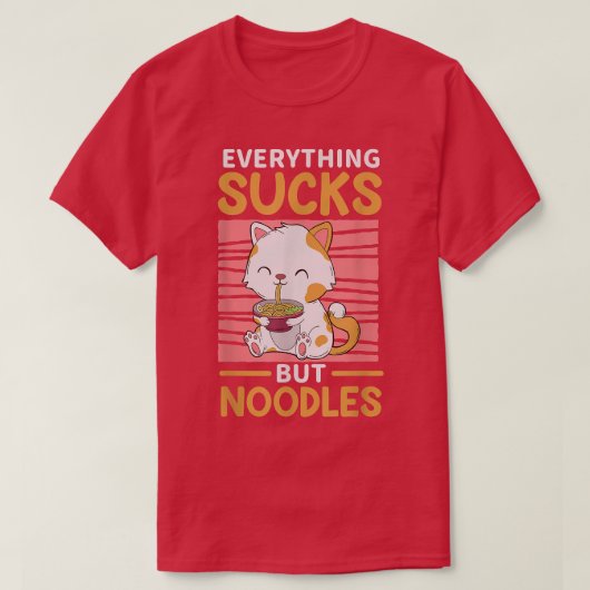 Ramen Cat  T-shirt (Design voorkant)