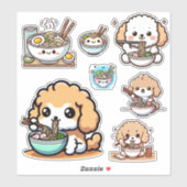 Ramen Cavoodle Sticker (Vel)