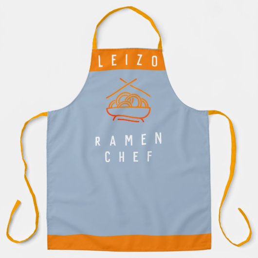 Ramen chef All-Over Imprimer tablier (Recto)