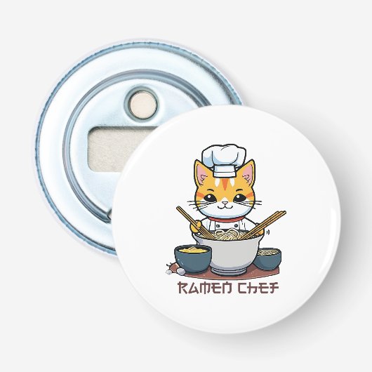 Ramen Chef Button Flesopener (Voorkant)
