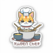 Ramen Chef Sticker (Voorkant)