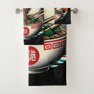 Ramen de chat Art japonais Style vintage