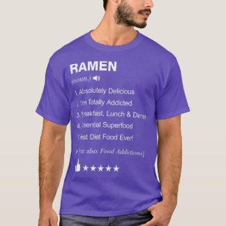 Ramen Definition Betekenis grappig T-shirt