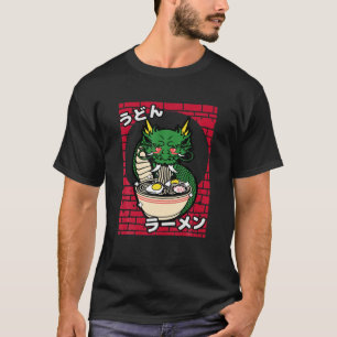 Ramen Dragon T-shirt Kawaii Cute Noodles Japans An
