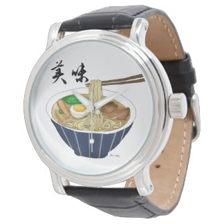 Ramen Foodie Japans Horloge