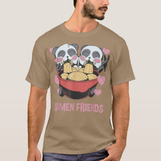 Ramen Friends Panda - Cute Anime Besties 1259 T-shirt