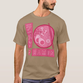 Ramen Girl Loves Anime Ramen Japanese  T-shirt